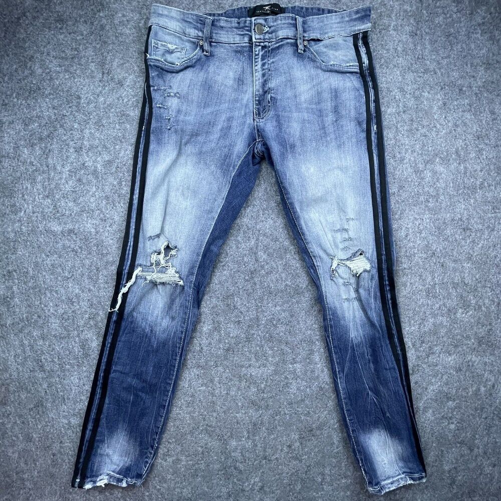 Jordan Craig Jeans 38/32 Sean Legacy Edition Moto Thrashed Distressed Street